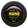 Tlačítko klaksonu Momo pro sportovní volant - černé/žluté