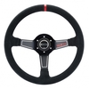 Volant Sparco L375 Nero 350mm - černý/černý - semiš