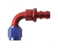 Fitinka koleno 90° D-04 (AN4) 7/16"x20-UNF - Push-On system - výstup na hadici
