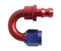 Fitinka koleno 180° D-12 (AN12) 1-1/16"x12-UNF - Push-On system - výstup na hadici