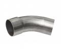Nerezové výfukové koleno 45° HJS - průměr 65mm