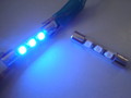 Sufitová žárovka Vanity 3x SMD 31mm modrá