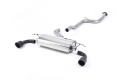 Catback výfuk Milltek Ford Focus Mk2 ST 225 (05-10) - verze bez rezonátoru - koncovky černé GT