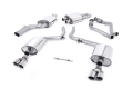 Catback výfuk Milltek Audi S5 B8 Coupe/Cabriolet 3.0 TFSI S-tronic (09-11) - verze s rezonátorem - koncovky leštěné GT (homologace)