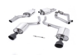 Catback výfuk Milltek Audi S5 B8 Coupe/Cabriolet 3.0 TFSI S-tronic (09-11) - verze s rezonátorem - koncovky černé Oval (homologace)
