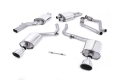 Catback výfuk Milltek Audi S5 B8 Coupe/Cabriolet 3.0 TFSI S-tronic (09-11) - verze s rezonátorem - koncovky leštěné Oval (homologace)