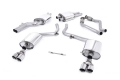 Catback výfuk Milltek Audi S4 B8 3.0 V6 Supercharged (09-12) - verze s rezonátorem - koncovky leštěné GT (homologace)