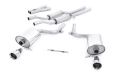 Catback výfuk Milltek Audi S4 B6 4.2 V8 Quattro Sedan/Avant/Cabrio (03-05) - verze s rezonátorem - koncovky leštěné GT
