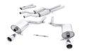 Catback výfuk Milltek Audi S4 B6 4.2 V8 Quattro Sedan/Avant/Cabrio (03-05) - verze s rezonátorem - koncovky leštěné Jet