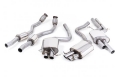 Catback výfuk Milltek Audi RS4 B8 4.2 FSI Quattro Avant (12-15) - verze s rezonátory (homologace)