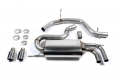 Catback výfuk Milltek Seat Leon 1P FR 2.0 TFSI 200-211PS (06-13) - verze bez rezonátoru (homologace)