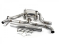 Catback výfuk Milltek VW Scirocco Mk3 R (09-16) - verze bez rezonátoru - koncovky černé Oval
