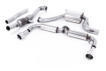 Turboback výfuk Milltek VW Scirocco Mk3 R (09-16) - verze s rezonátorem - koncovky leštěné GT