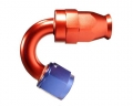 Fitinka koleno 150° D-04 (AN4) 7/16"x20-UNF - teflonová PTFE hadice