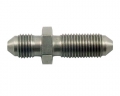Upínací hlava (bulkhead) D-03 (AN3) 3/8"x24-UNF - nerezová