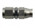 Zakončovací adaptér rovný D-03 (AN3) 3/8"x24-UNF na hadici D-03 (AN3) - samice - nerezový