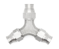 Y rozbočovač s vývody 3x PTFE hadice D-03 (AN3) 3/8"x24-UNF - nerezový