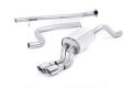 Catback výfuk Milltek Ford Fiesta Mk6 1.0T EcoBoost 100-140PS (13-17) - verze bez rezonátoru - koncovka leštěná