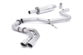 Catback výfuk Milltek Audi A3 8V 2.0 TDI 150PS 2WD MQB (13-) - verze s rezonátorem - koncovka leštěná (homologace)