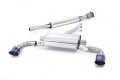 Secondary catback výfuk Milltek Toyota GT86 2.0 (12-) - verze s rezonátorem - koncovky titanové modré (homologace)