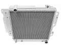 Hlinikový závodní chladič Jap Parts Jeep Wrangler YJ / TJ I4/V6 (87-06)