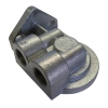 Externí relokační držák olejového filtru Mocal - 2x vývody 1/2"-BSP