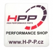 3D samolepka HPP čtvercová bílá - 45 x 45mm