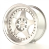 Alu kolo Japan Racing JR6 15x8 ET5 4x100/114 Machined Silver