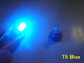 LED palubní deska Neo Wedge T5 modrá
