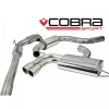 Turboback výfuk Cobra Sport Audi A3 8P 2.0 TFSI 2WD 3/5dv. (04-12) - verze s rezonátorem a sport. katalyzátorem