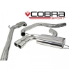 Turboback výfuk Cobra Sport Audi A3 8P 2.0 TFSI 2WD 3/5dv. (04-12) - verze bez rezonátoru a s náhradou katalyzátoru