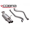 Catback výfuk Cobra Sport Ford Fiesta Mk7 1.0T Ecoboost Zetec (13-) - verze bez rezonátoru