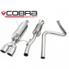 Catback výfuk Cobra Sport Ford Fiesta Mk7 1.2/1.4/1.6 (08-14) - modely bez vlnovce