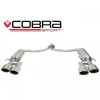Zadní tlumič výfuku Cobra Sport Mercedes W204 C200/C220/C250 Diesel (07-13) - koncovky Quad